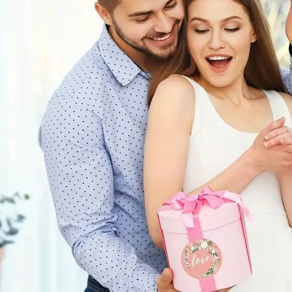 Efavormart Baby Shower Stickers 1'' Round 40 PCS Water Resistant DIY Floral - Picture 4 of 16